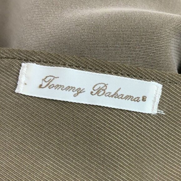 Tommy Bahama Mens Shirt XL Chocolate Brown Silk Wool Long Sleeve Button Down - Picture 7 of 8